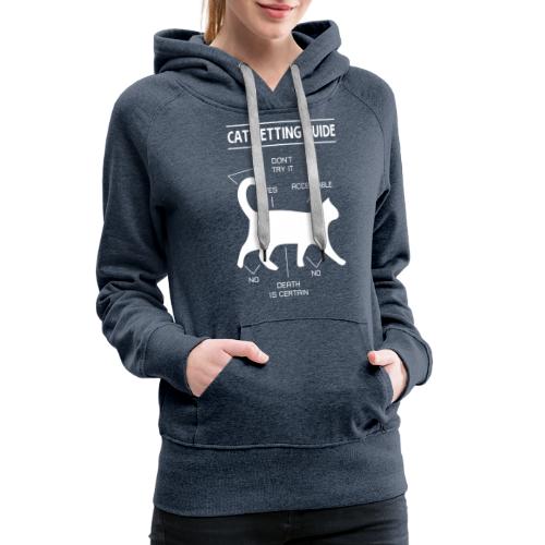 CAT GUIDE - Sweat-shirt à capuche Premium pour femmes