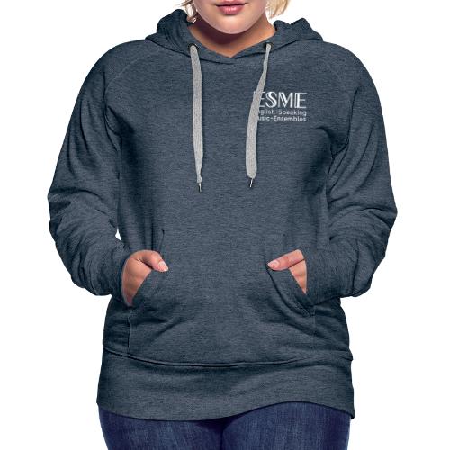 ESME Logo Weiss - Frauen Premium Hoodie