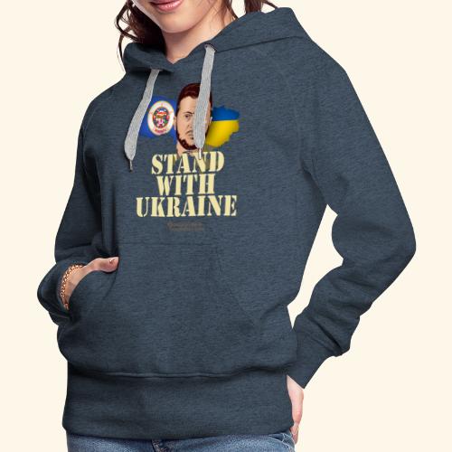 Ukraine Minnesota Unterstützer Merch Design - Frauen Premium Hoodie