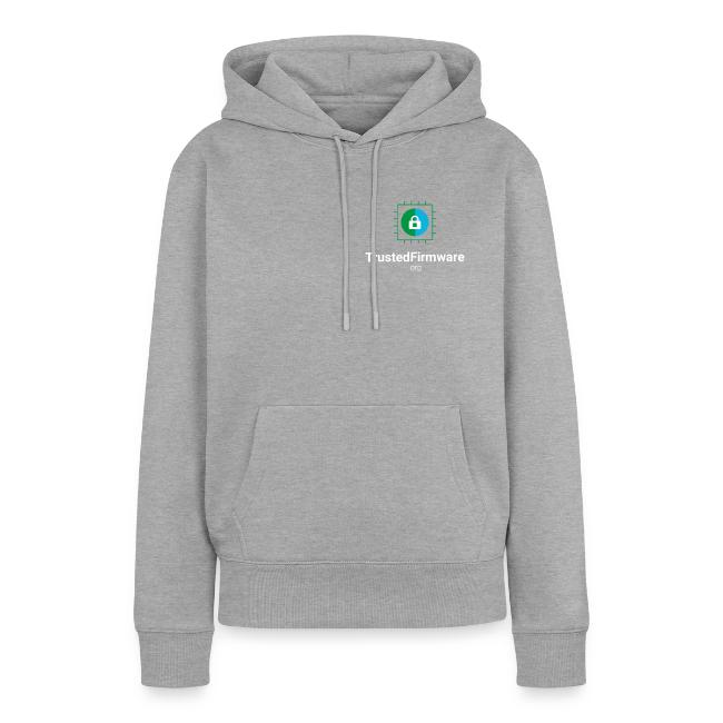 TrustedFirmware Logo vertical white