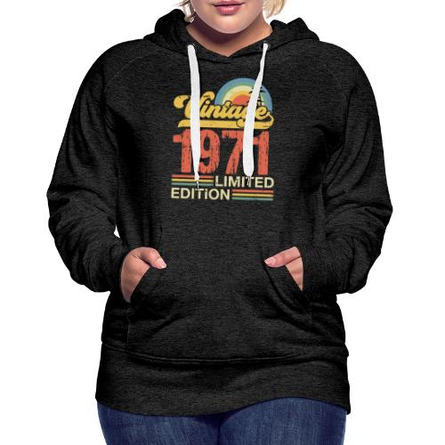 Wijnjaar 1971 - Vrouwen Premium hoodie