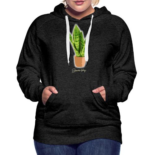 sanseveria fanboy - Vrouwen Premium hoodie