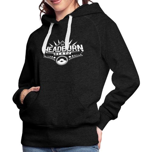 HeadburN - Logo Weiss - Frauen Premium Hoodie