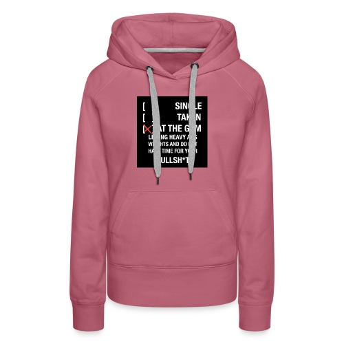 Sodrop single - Vrouwen Premium hoodie