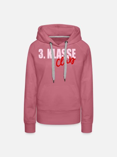 Grundschule 3. Klasse - Frauen Premium Bio Hoodie - Malve