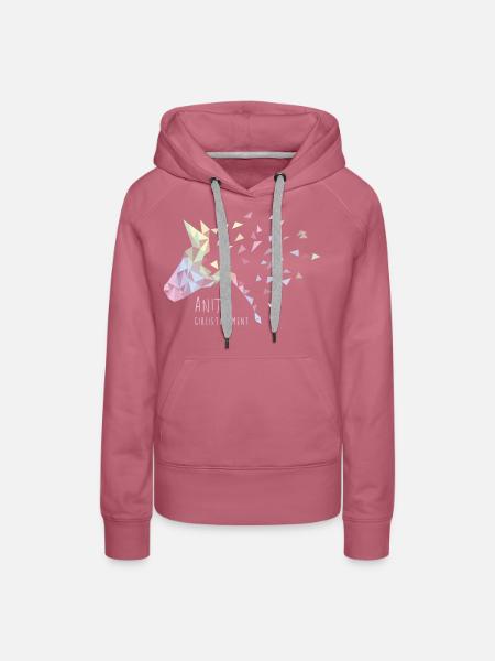 Anita Girlietainment past - Frauen Premium Bio Hoodie - Malve