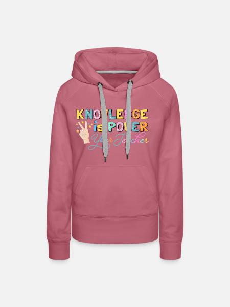 Lehrer - Frauen Premium Bio Hoodie - Malve