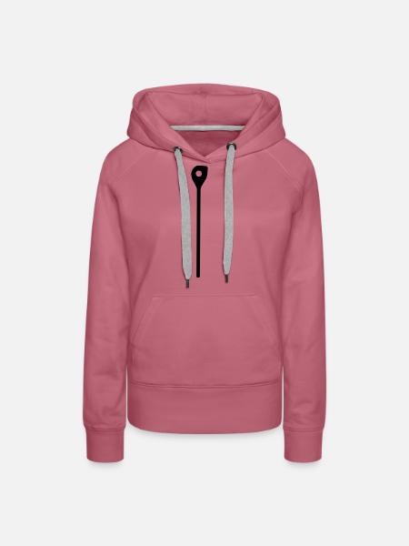 kochloeffel - Frauen Premium Bio Hoodie - Malve