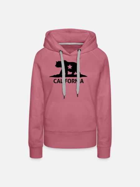 california - Frauen Premium Bio Hoodie - Malve