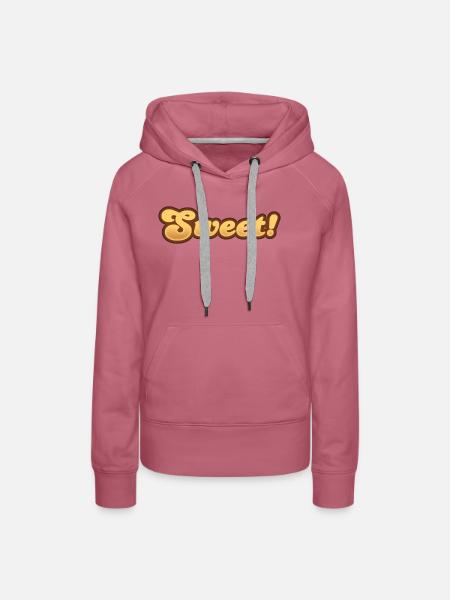 Süßes - Frauen Premium Bio Hoodie - Malve