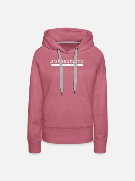 .authentisch - Frauen Premium Bio Hoodie - Malve