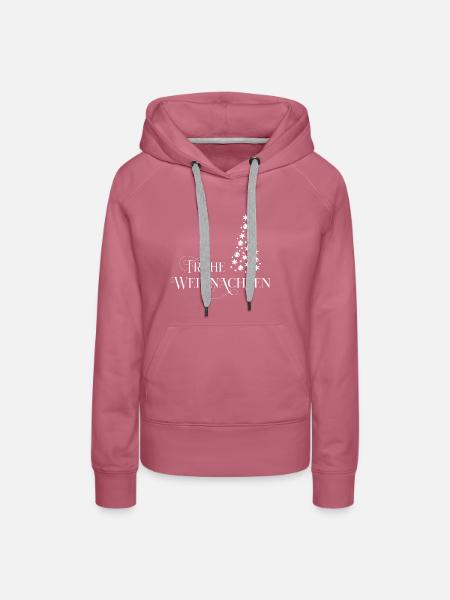 Frohe Weihnachten - Frauen Premium Bio Hoodie - Malve