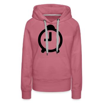 Uhr - Frauen Premium Bio Hoodie - Malve - Vorne - Isabella (175cm)