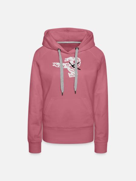 Karate - Frauen Premium Bio Hoodie - Malve