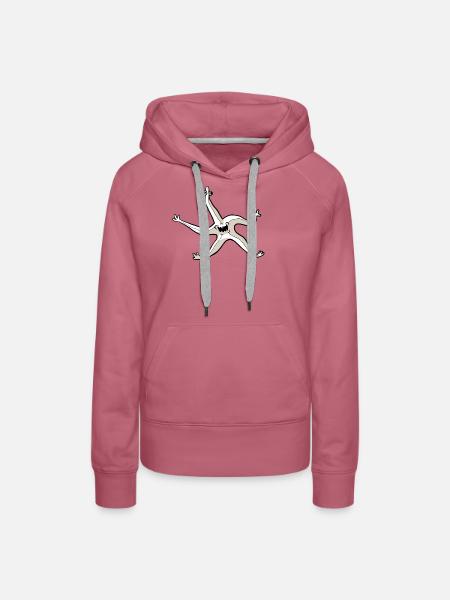 Skurriler Seestern - Frauen Premium Bio Hoodie - Malve