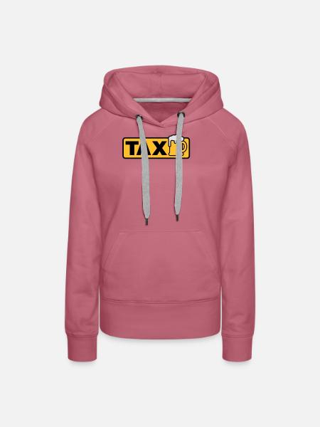 Taxi Bier - Frauen Premium Bio Hoodie - Malve