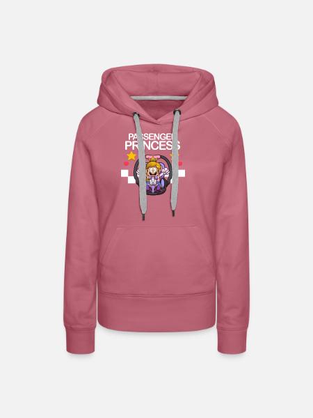Passagier Prinzessin Car Racer - Frauen Premium Bio Hoodie - Malve