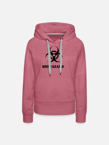 biohazard - Frauen Premium Bio Hoodie - Malve
