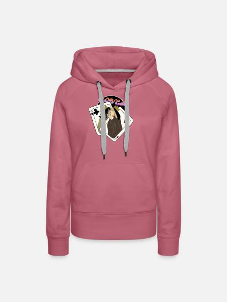 Liebhaber - wlw - Frauen Premium Bio Hoodie - Malve