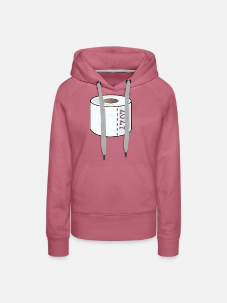 Klopapier Jahr 2027 - Frauen Premium Bio Hoodie - Malve
