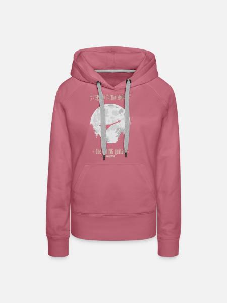 FLIEGENDE GITARRE - Frauen Premium Bio Hoodie - Malve