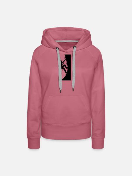 Bergsteiger - Frauen Premium Bio Hoodie - Malve