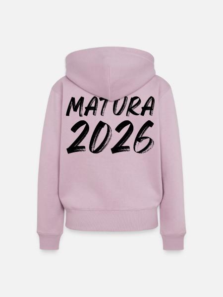 Matura 2026 - Frauen Premium Bio Zip Hoodie - Altrosa