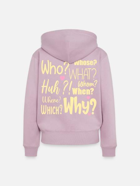 Ich habe Fragen - Frauen Premium Bio Zip Hoodie - Altrosa