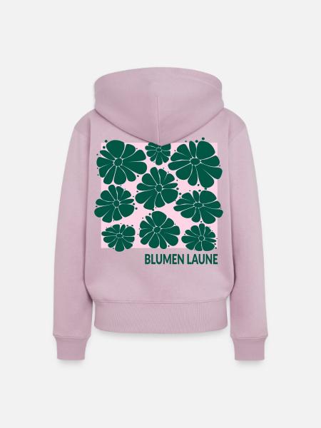 Blumen Laune Gärtnerin - Frauen Premium Bio Zip Hoodie - Altrosa