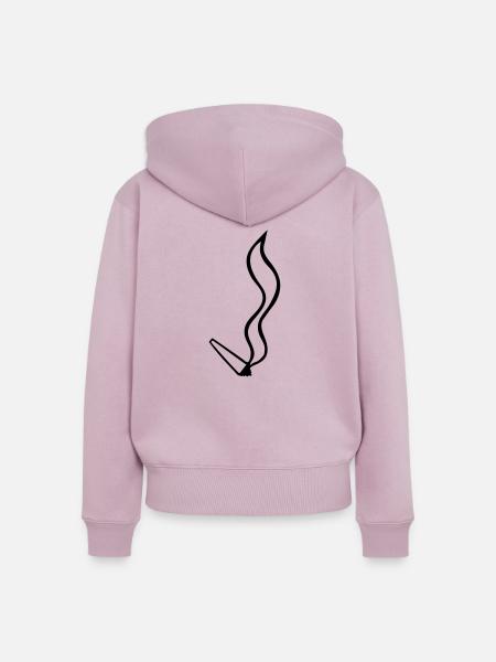 gemeine - Frauen Premium Bio Zip Hoodie - Altrosa