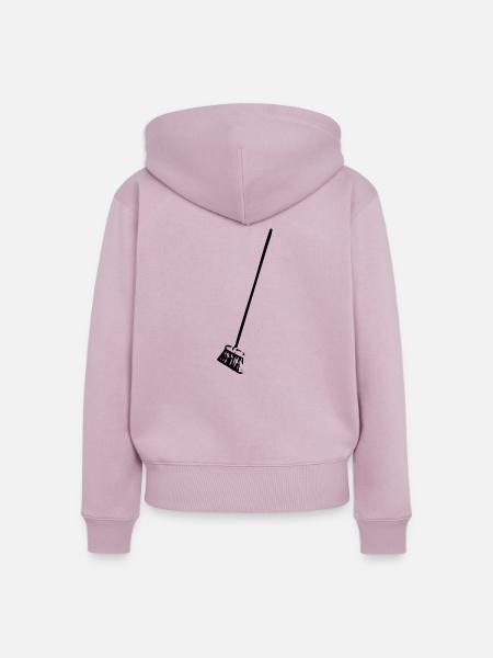 Besen - Frauen Premium Bio Zip Hoodie - Altrosa