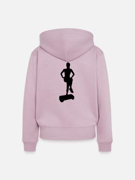 Aerobic - Frauen Premium Bio Zip Hoodie - Altrosa