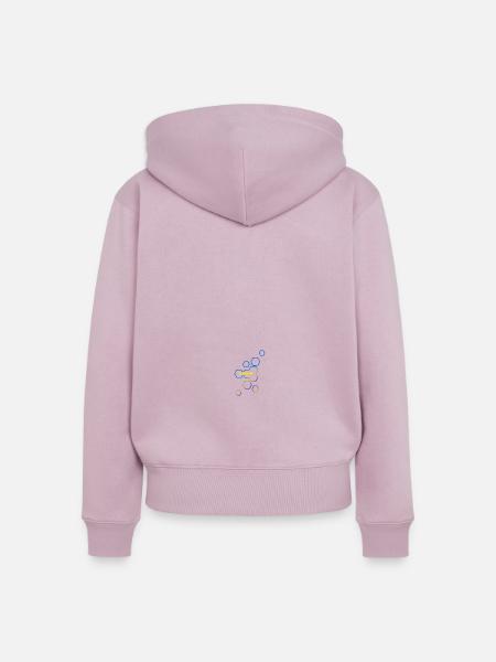 Bienenwaben Athur - Frauen Premium Bio Zip Hoodie - Altrosa