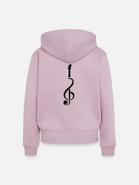 note - Frauen Premium Bio Zip Hoodie - Altrosa