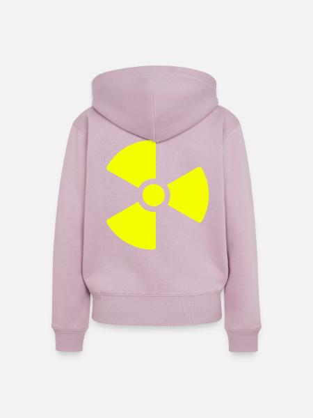 Radioaktiv Design - Frauen Premium Bio Zip Hoodie - Altrosa