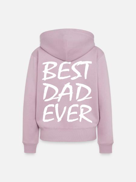 Bester vater - Frauen Premium Bio Zip Hoodie - Altrosa