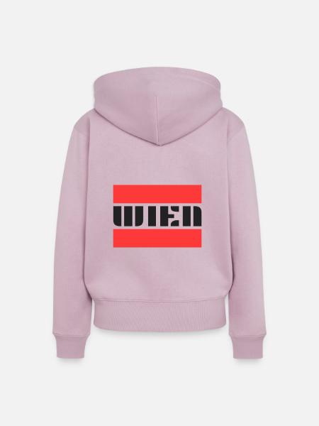 Wien! - Frauen Premium Bio Zip Hoodie - Altrosa