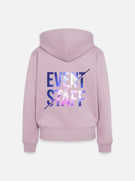 Event Staff - Frauen Premium Bio Zip Hoodie - Altrosa