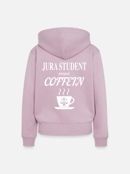 Jura Studium - Frauen Premium Bio Zip Hoodie - Altrosa