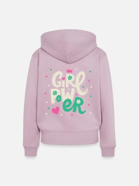 Girl Power - Frauen Premium Bio Zip Hoodie - Altrosa