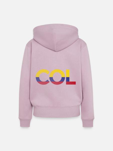 Kolumbien - Frauen Premium Bio Zip Hoodie - Altrosa