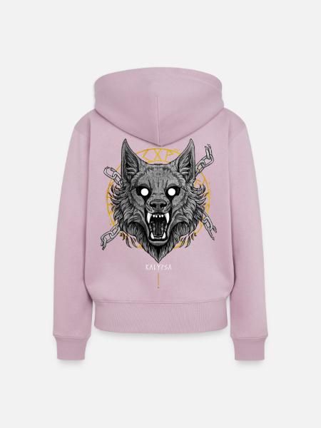Fenrir - Frauen Premium Bio Zip Hoodie - Altrosa