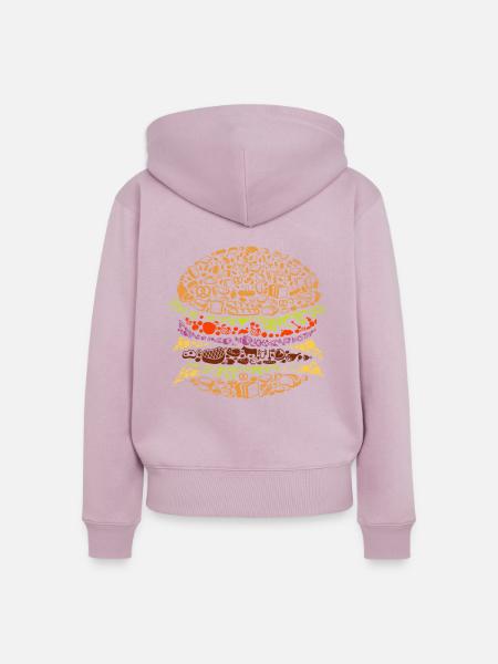 Burger - Frauen Premium Bio Zip Hoodie - Altrosa