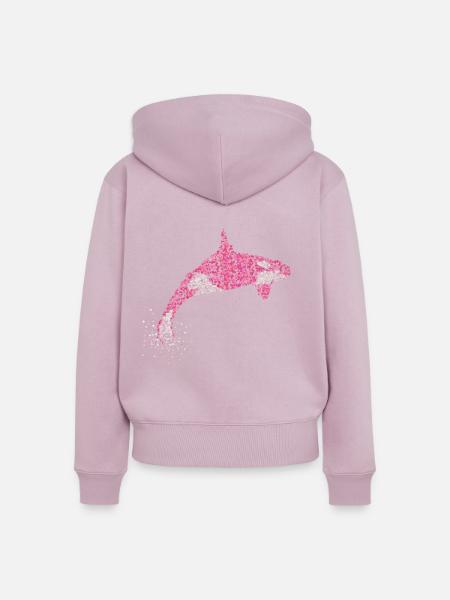 Killerwal Killerwale Mörderwal Orka - Frauen Premium Bio Zip Hoodie - Altrosa