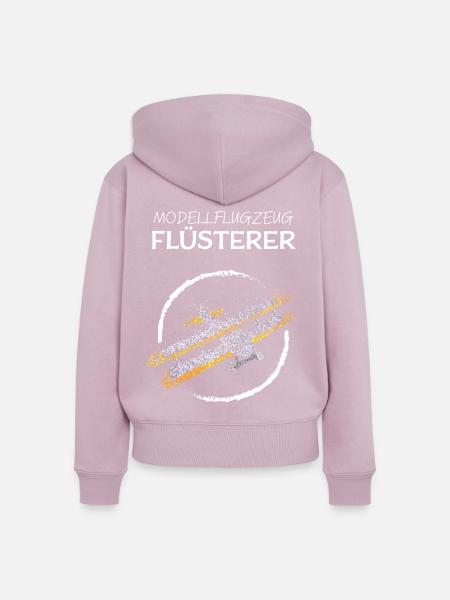 Modellbau Modellbauer Modellflugzeuge - Frauen Premium Bio Zip Hoodie - Altrosa