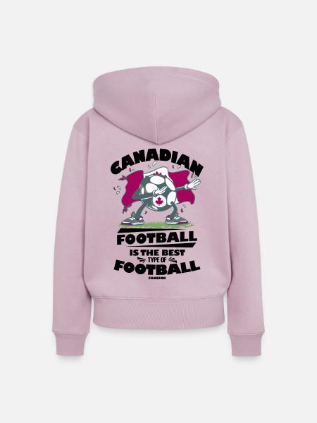 Canada - Frauen Premium Bio Zip Hoodie - Altrosa