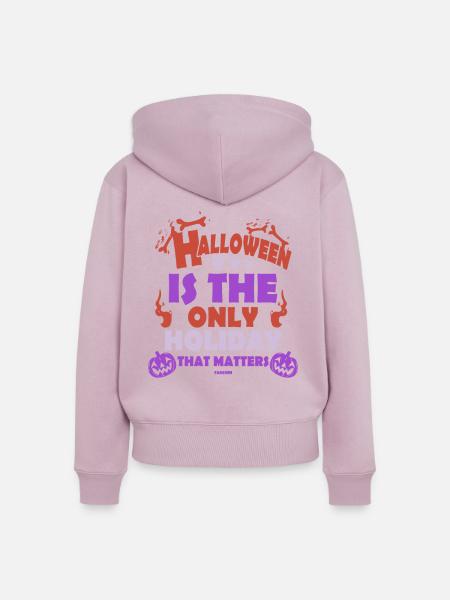 Halloween Party Design - Frauen Premium Bio Zip Hoodie - Altrosa