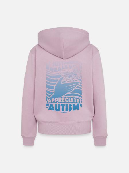 ich mag Autismus - Frauen Premium Bio Zip Hoodie - Altrosa