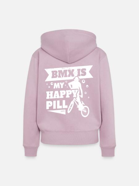 BMX - Frauen Premium Bio Zip Hoodie - Altrosa