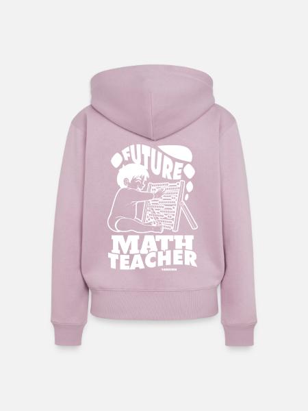 Mathematik - Frauen Premium Bio Zip Hoodie - Altrosa